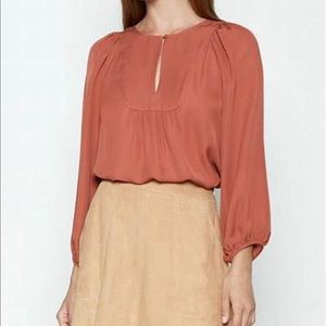 Joie 100% Double Silk Georgette Top